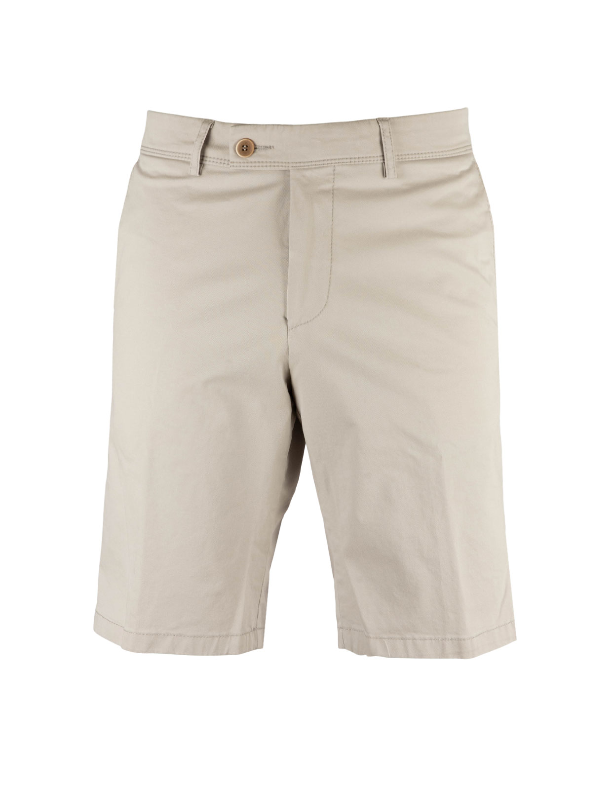 Shorts Bomull Stretch Ljusbeige