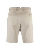 Shorts Bomull Stretch Ljusbeige