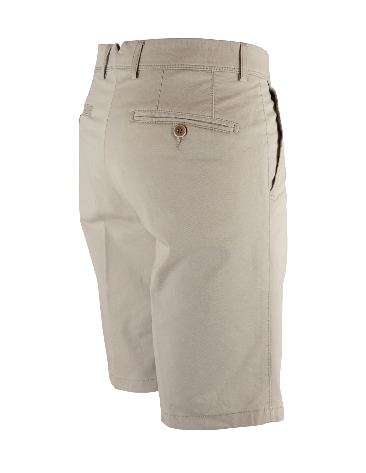 Shorts Bomull Stretch Ljusbeige