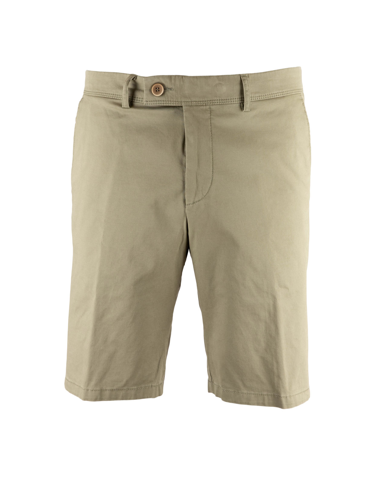 Shorts Bomull Stretch Mossgrön 52