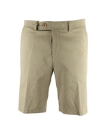 Shorts Bomull Stretch Mossgrön