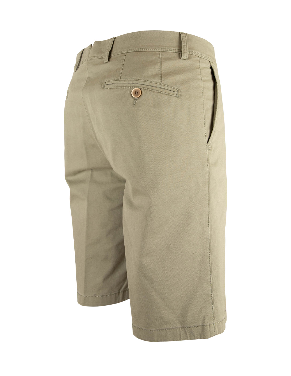 Shorts Bomull Stretch Mossgrön 52