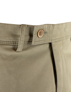 Shorts Bomull Stretch Mossgrön