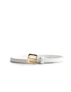 Gloriosa Narrow Bälte Vit