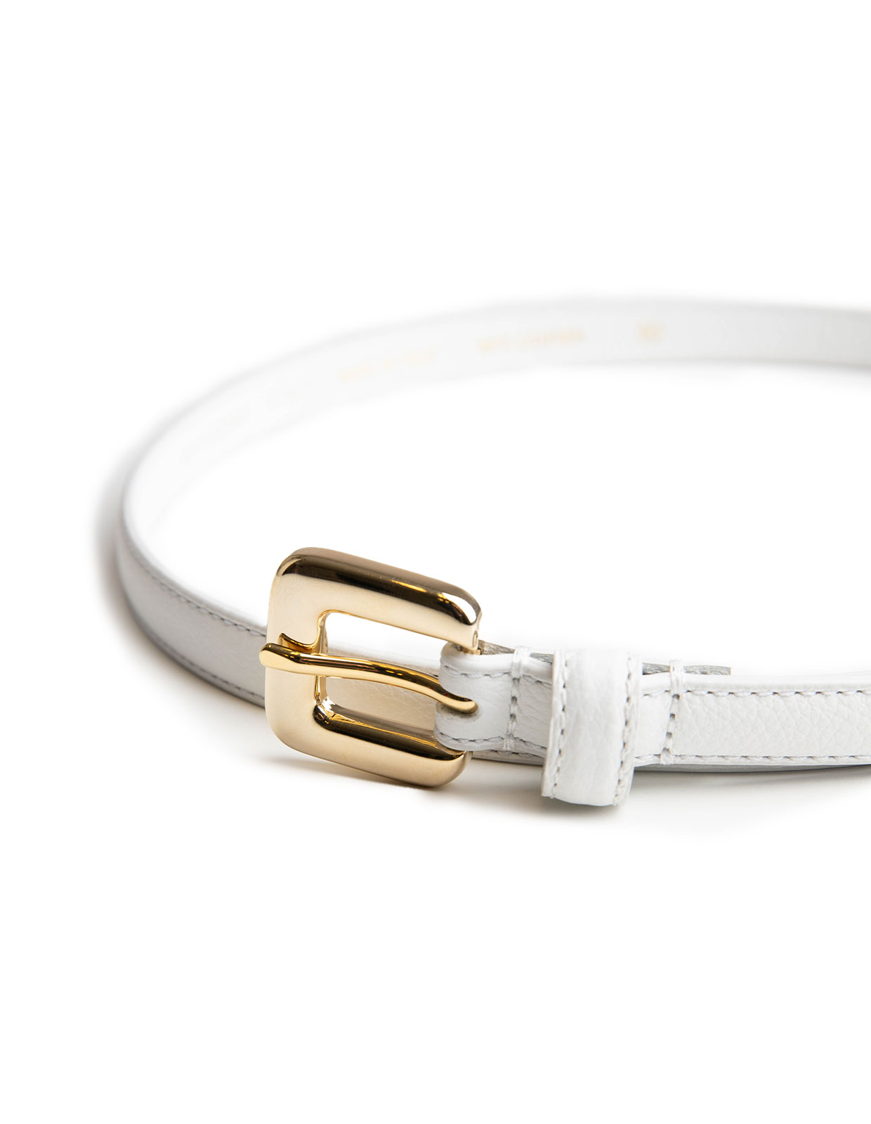 Gloriosa Narrow Bälte Vit