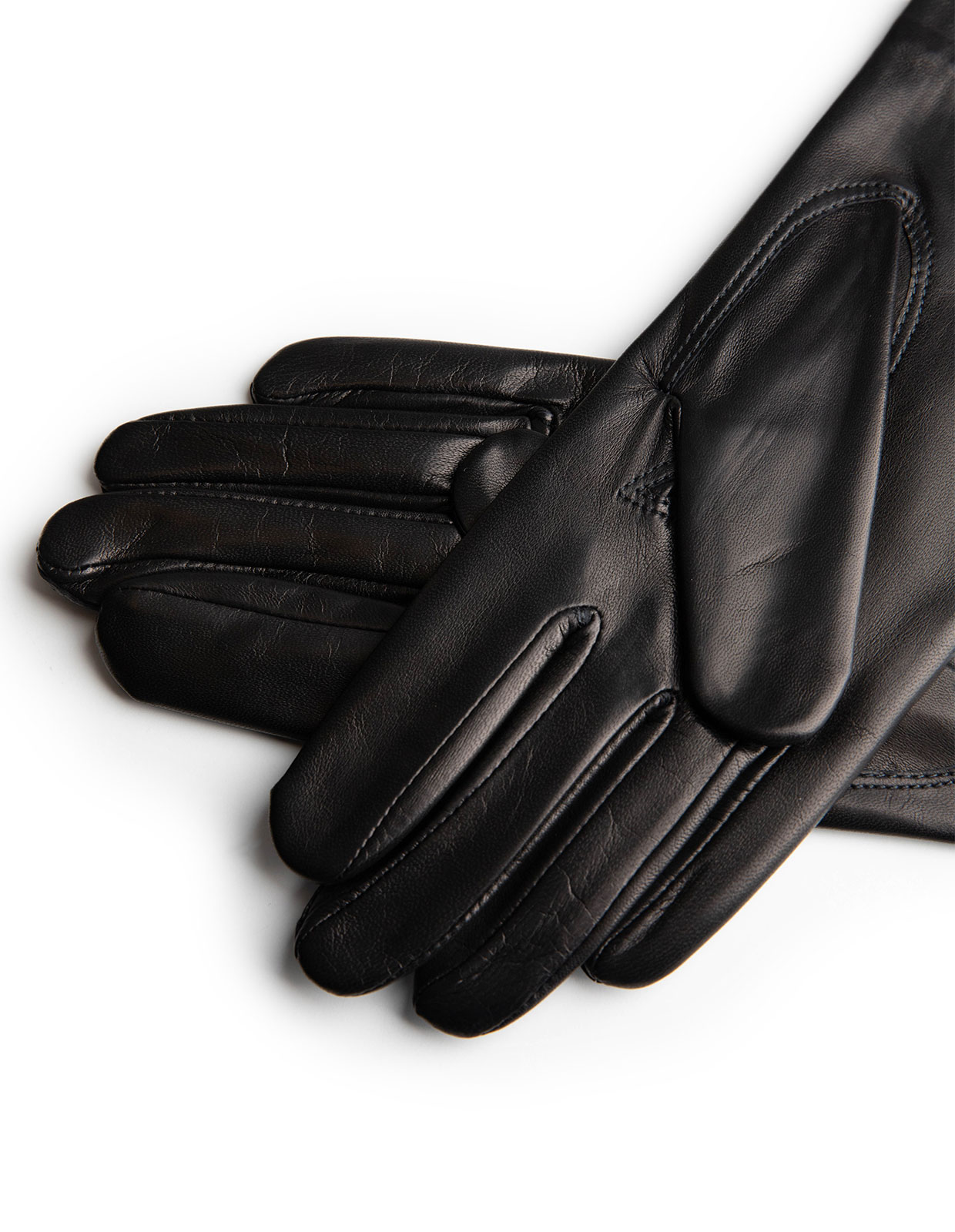 Jane Handske Läder Svart