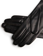 Jane Handske Läder Svart