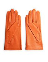 Jane Handske Läder Orange