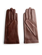 Jane Handske Läder Kastanjbrun 7.5