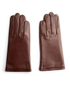 Jane Handske Läder Kastanjbrun 7.5