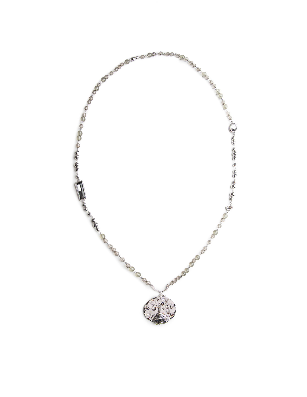 Tevere Halsband Silver/Grå