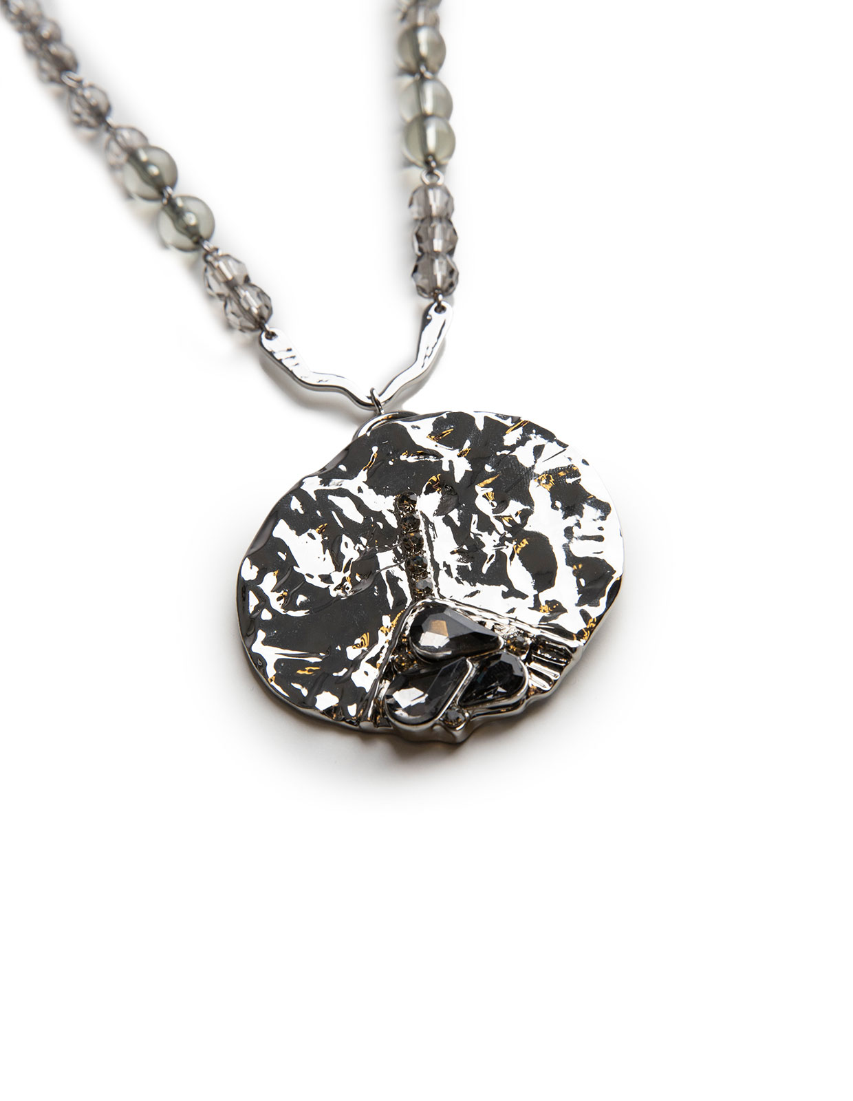 Tevere Halsband Silver/Grå