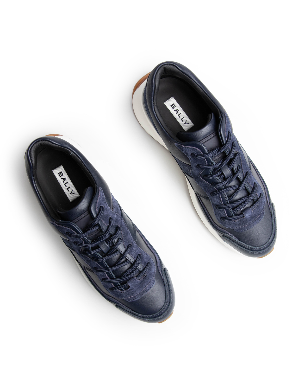 Dennys Sneakers Läder Mörkblå