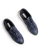 Dennys Sneakers Läder Mörkblå