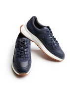 Dennys Sneakers Läder Mörkblå