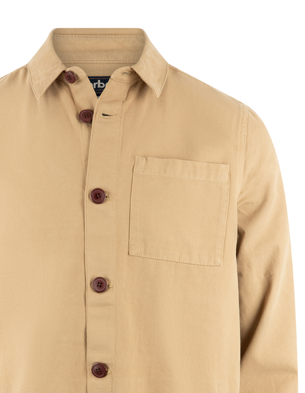 Barbour Overshirt Ljusbeige