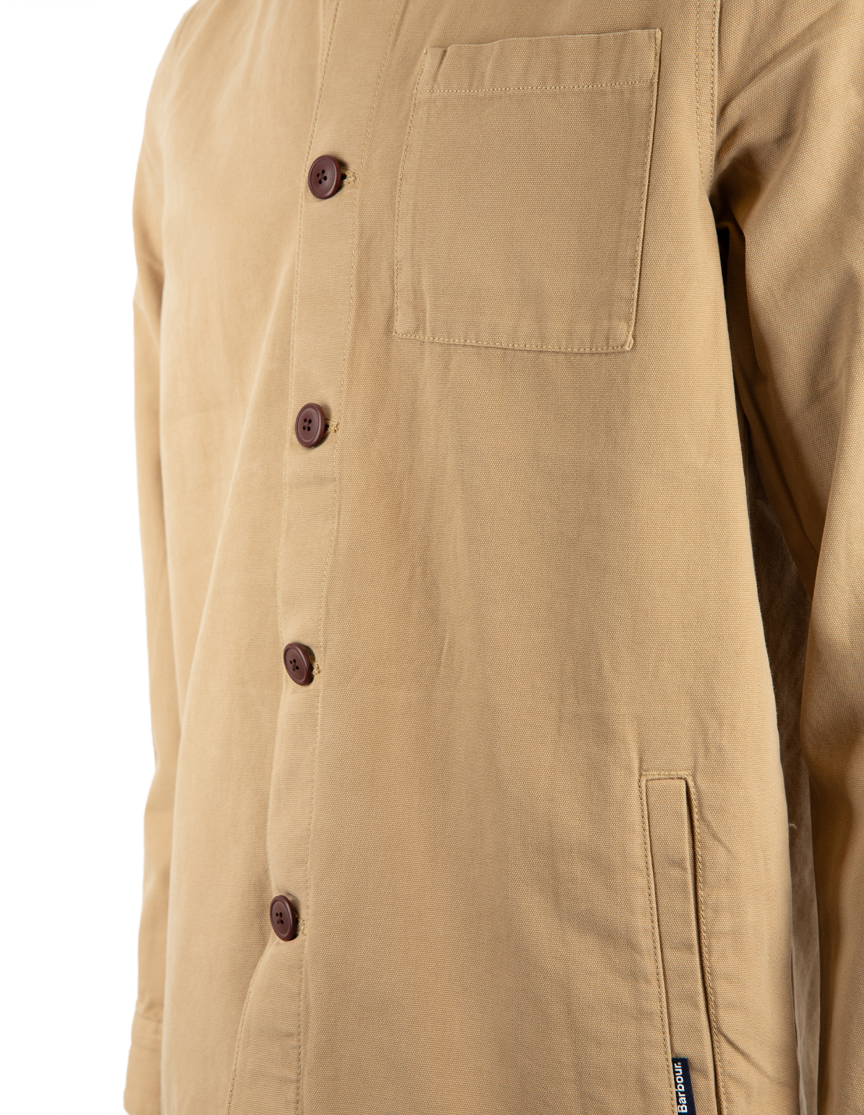 Barbour Overshirt Ljusbeige