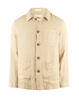 Constantin Overshirt Linne Beige