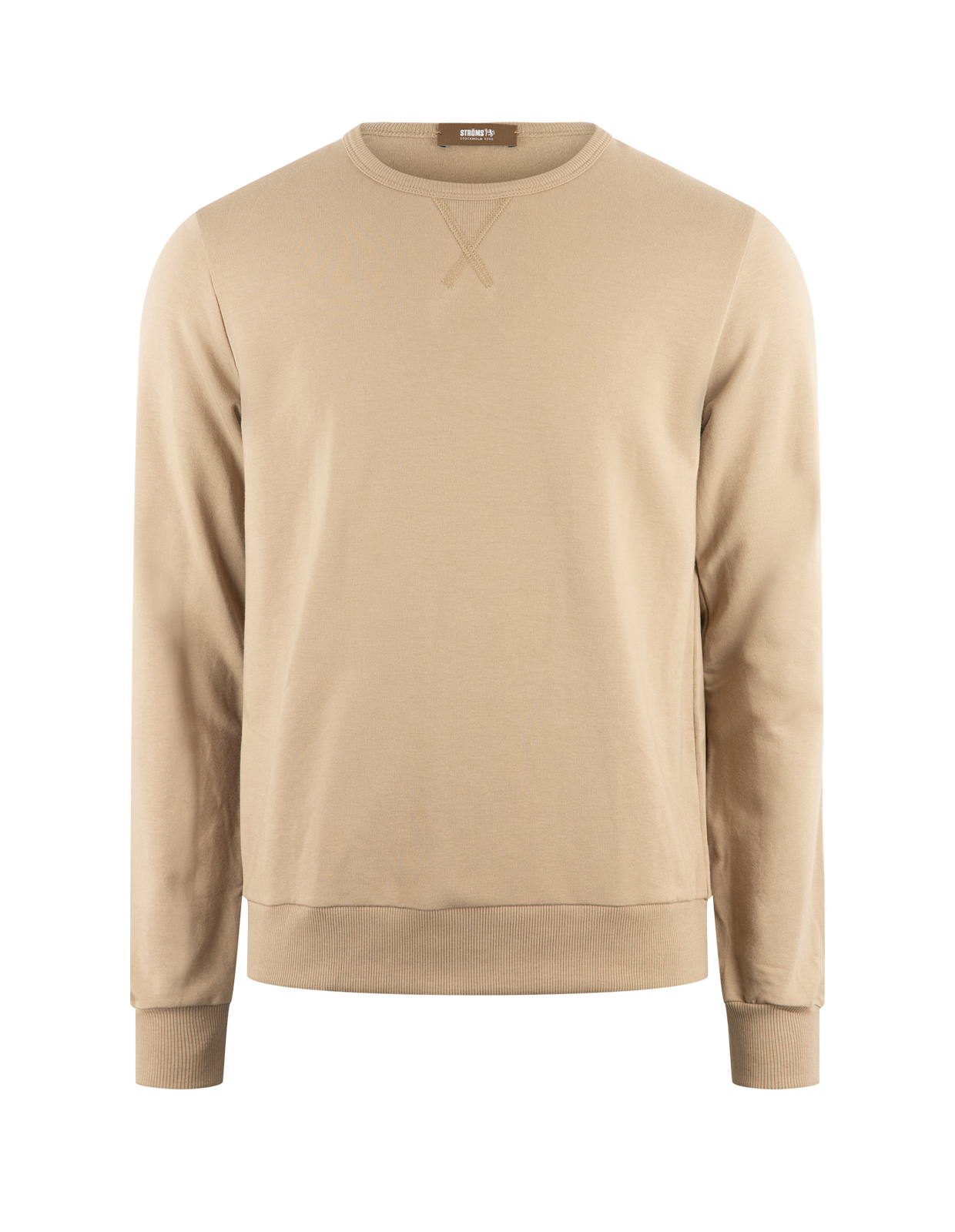 College Sweatshirt Mörkbeige