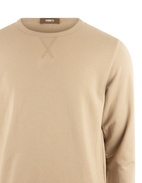 College Sweatshirt Mörkbeige