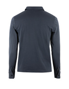 Långärmad Pikétröja Jersey Marinblå XXL