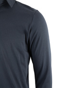 Långärmad Pikétröja Jersey Marinblå XXL