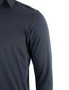 Långärmad Pikétröja Jersey Marinblå