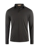 Långärmad Pikétröja Jersey Svart