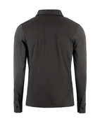 Långärmad Pikétröja Jersey Svart