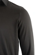 Långärmad Pikétröja Jersey Svart