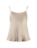 Satin Top Ljusbeige 42