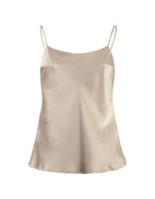 Satin Top Ljusbeige 42