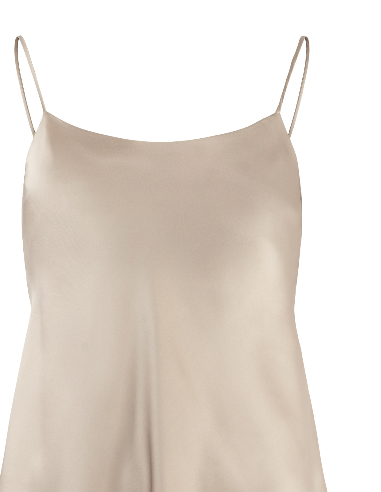 Satin Top Ljusbeige 42