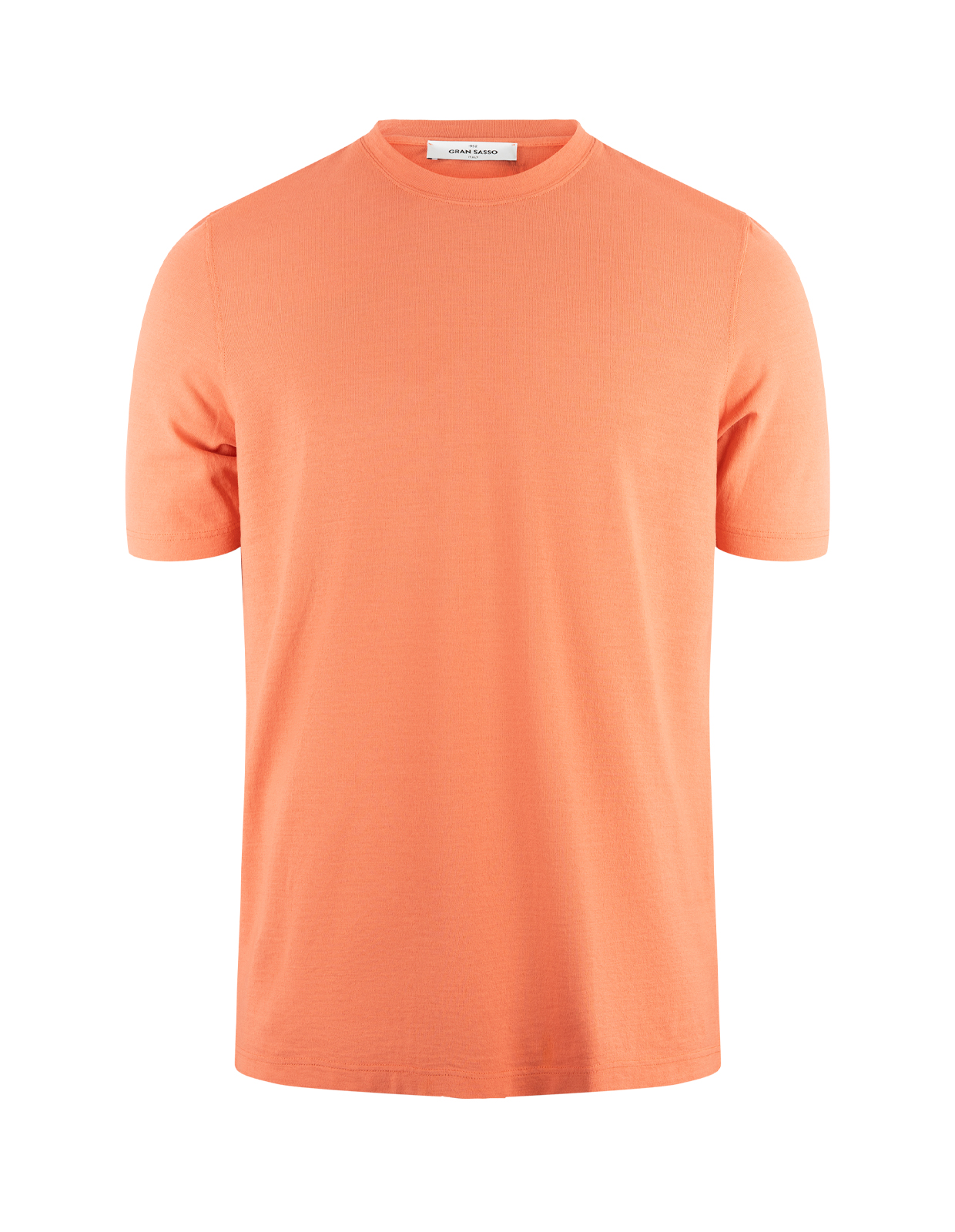 T-shirt Cotton Crew Neck Hallonröd