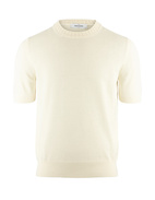 T-Shirt Stickad Benvit