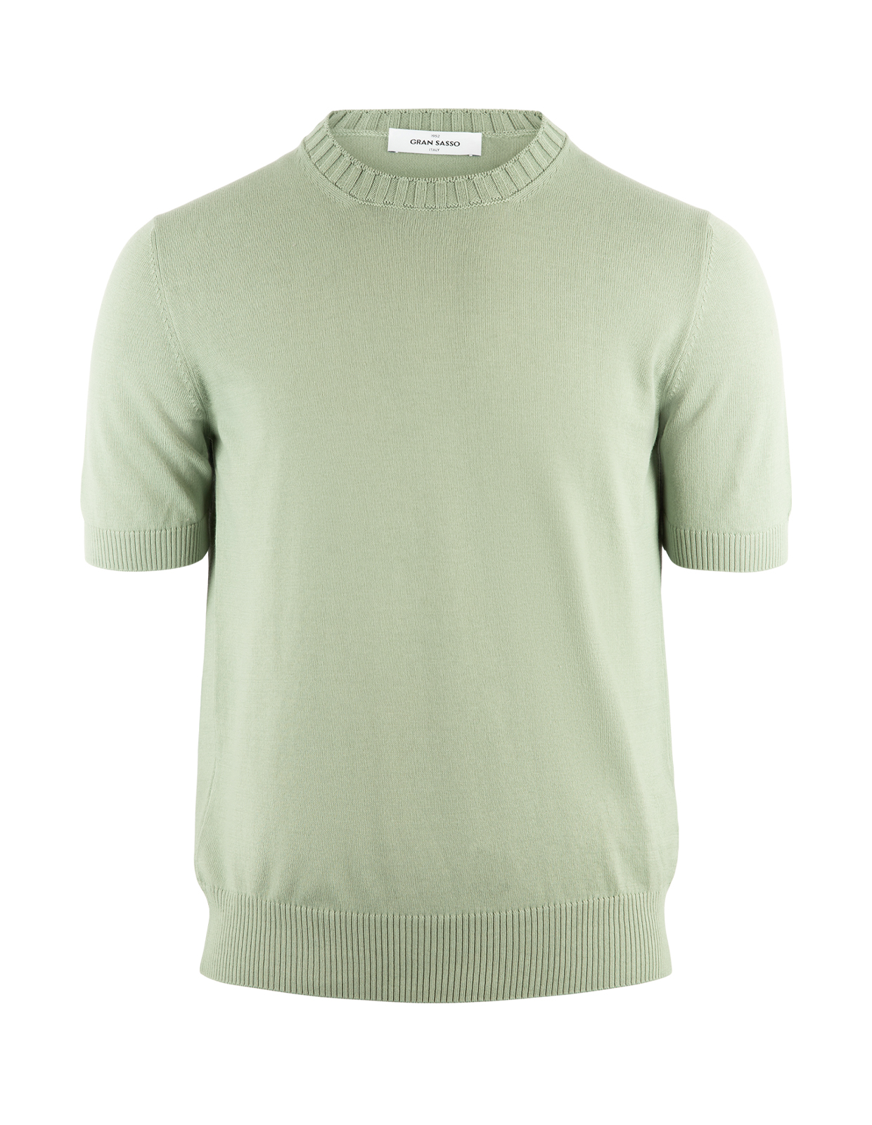 T-Shirt Stickad Ljusgrön