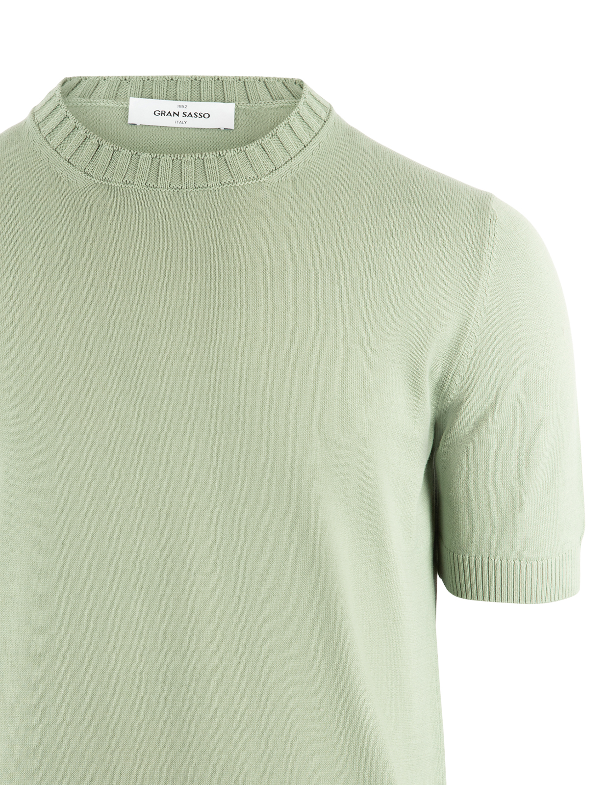 T-Shirt Stickad Ljusgrön