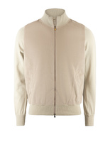 Full-zip Ull/Alcantara Beige