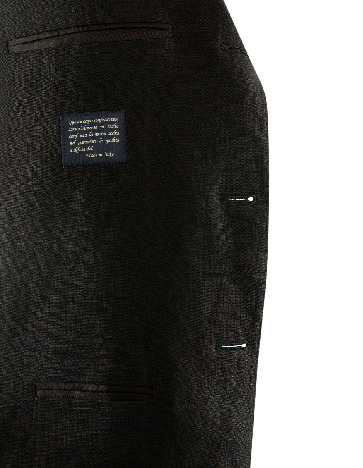 Sartorial Jacket Linne Svart