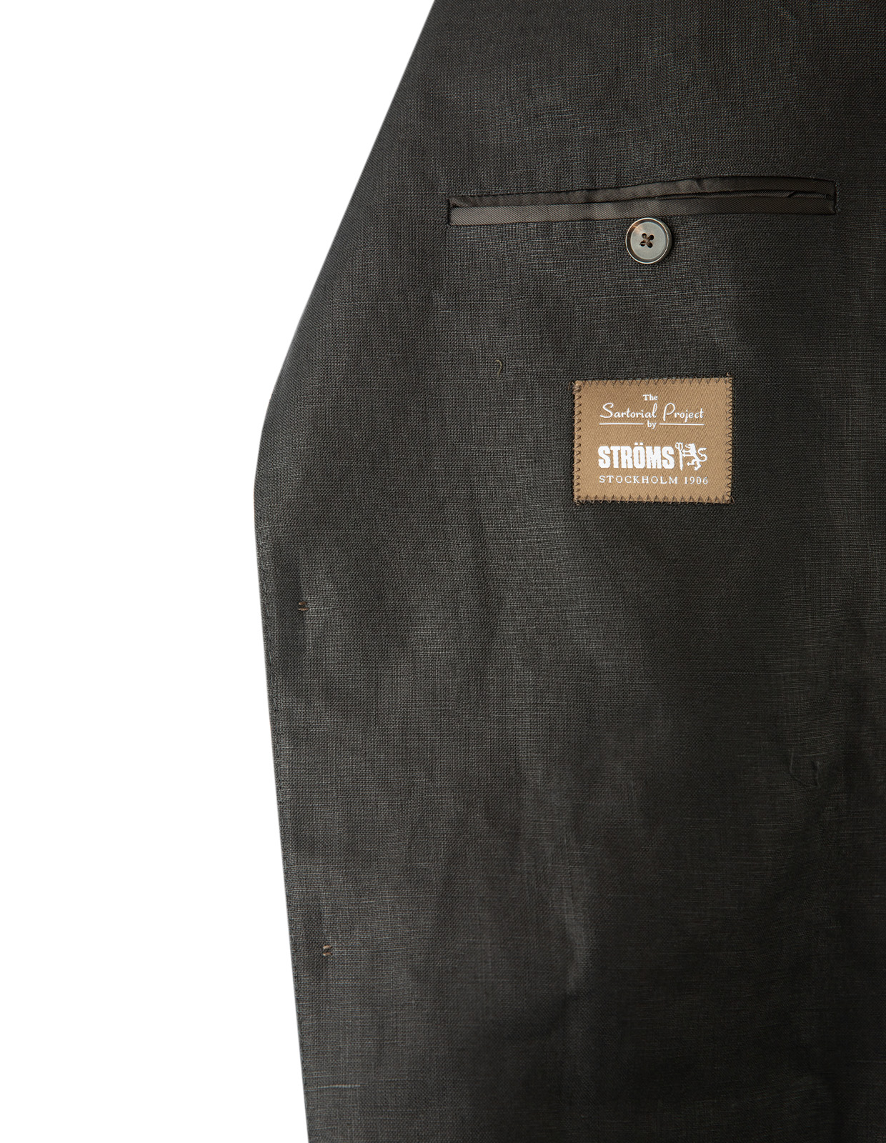 Sartorial Jacket Linne Svart