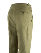 Sartorial Trouser Linne Grön 54