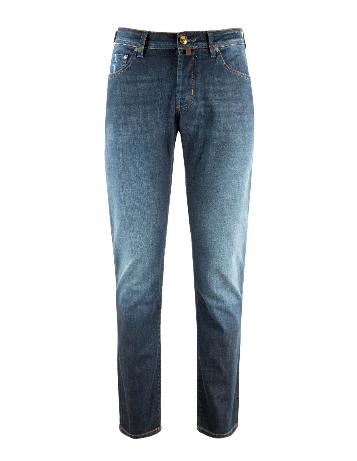 Nick 622 Slim Fit Stretch Jeans Blå
