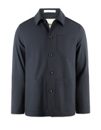Constantin Overshirt Teknisk Ull Marinblå
