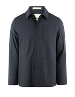 Constantin Overshirt Teknisk Ull Marinblå