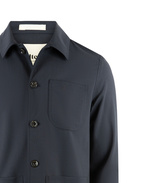 Constantin Overshirt Teknisk Ull Marinblå