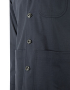 Constantin Overshirt Teknisk Ull Marinblå