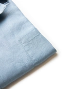 Resort Skjorta Linne Ljusblå L