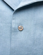 Resort Skjorta Linne Ljusblå L