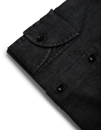 Sartorial Shirt Denim Tvättad Svart