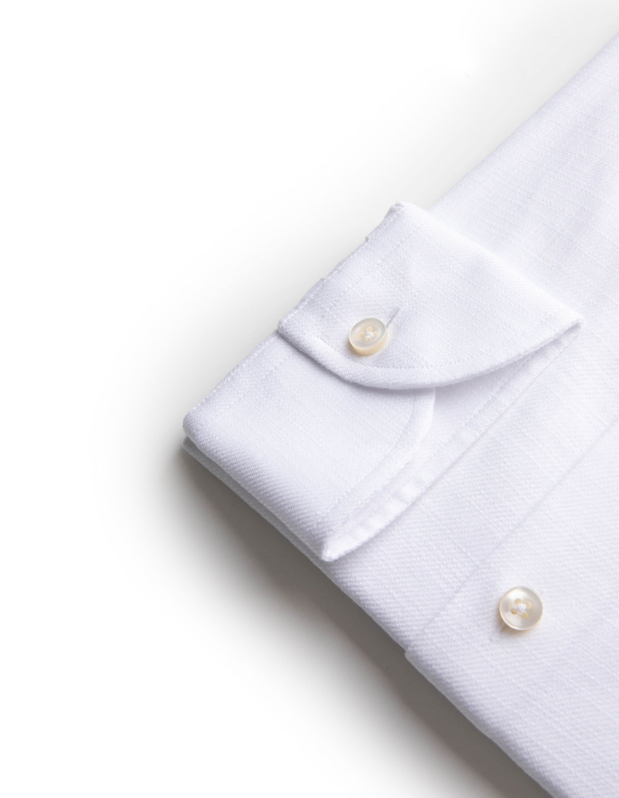 Sartorial Shirt Slub Cotton Vit 38